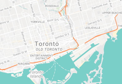 map of Toronto