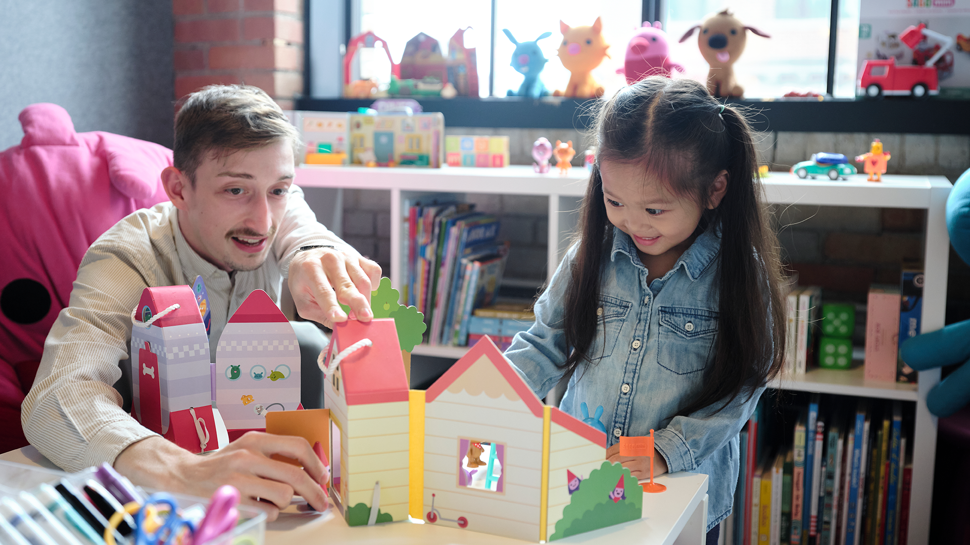 Playtesting at Sago Mini's studio