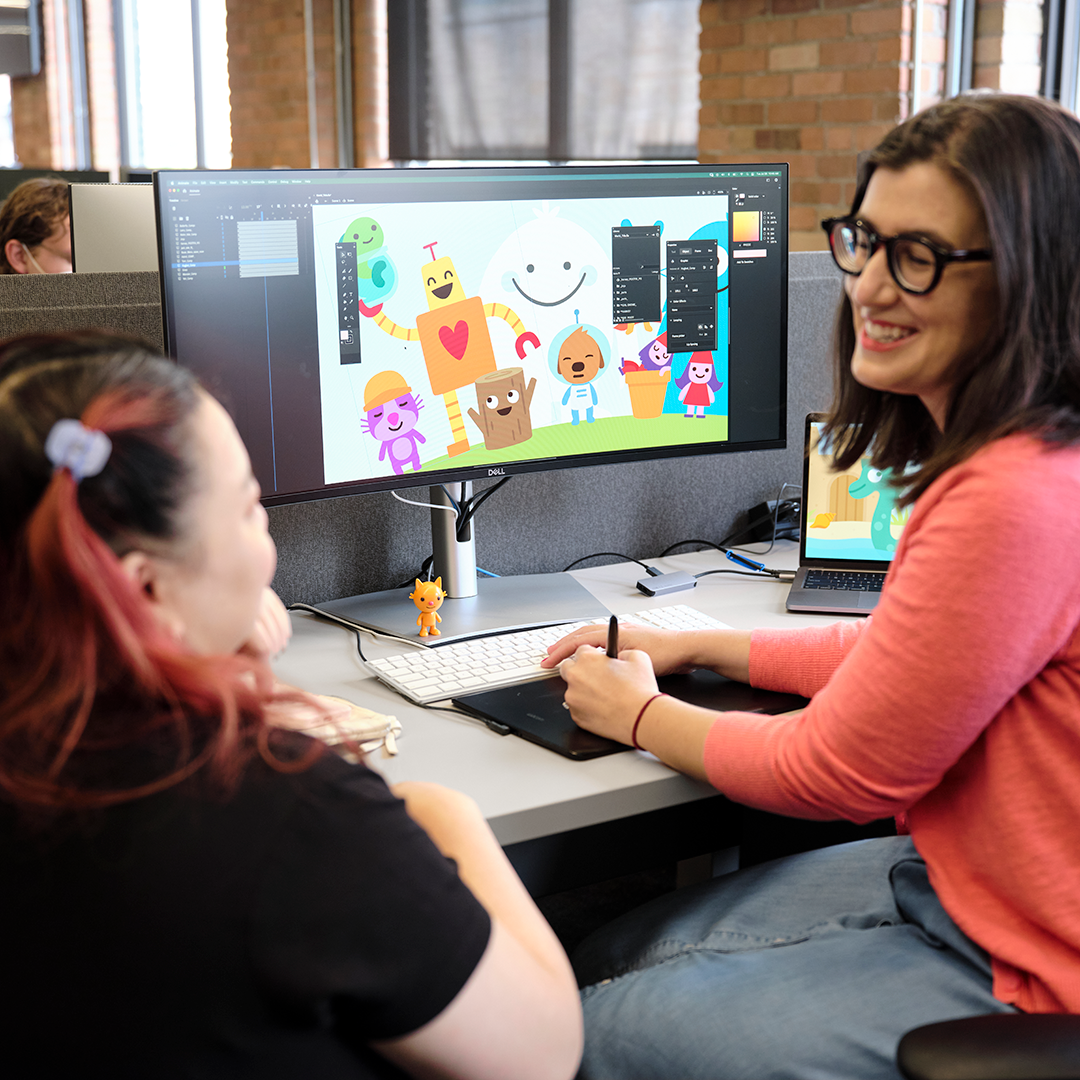 Sago Mini employees Vochelle and Carole